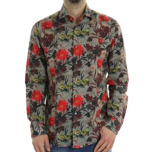 CAMICIA NERANO ARANCIO